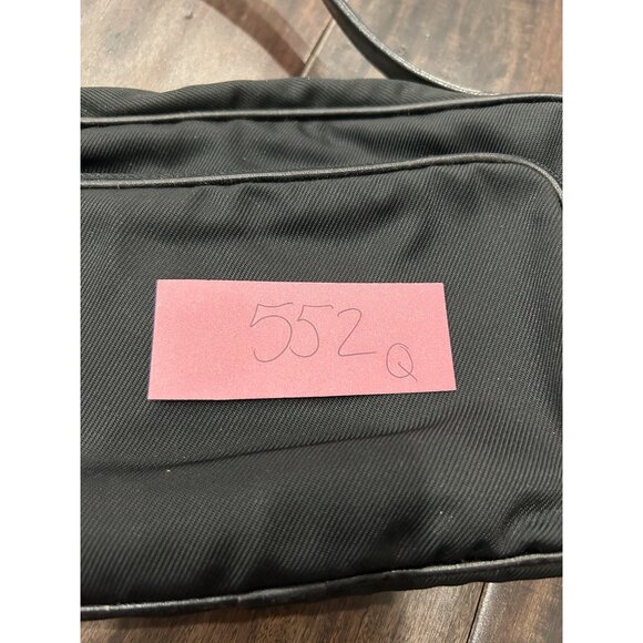 Coach Black Crossbody Bag Leather Adjustable Strap Zipper Compartments Y2K - Picture 12 of 13